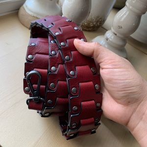 Treasure and bond red strap